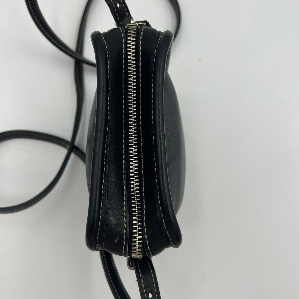 Vintage Coach Bellini Zip Bag Black Leather Purse - Picture 5 of 10